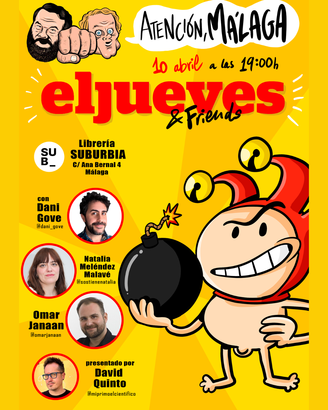 La revista «El Jueves» visitará Málaga 